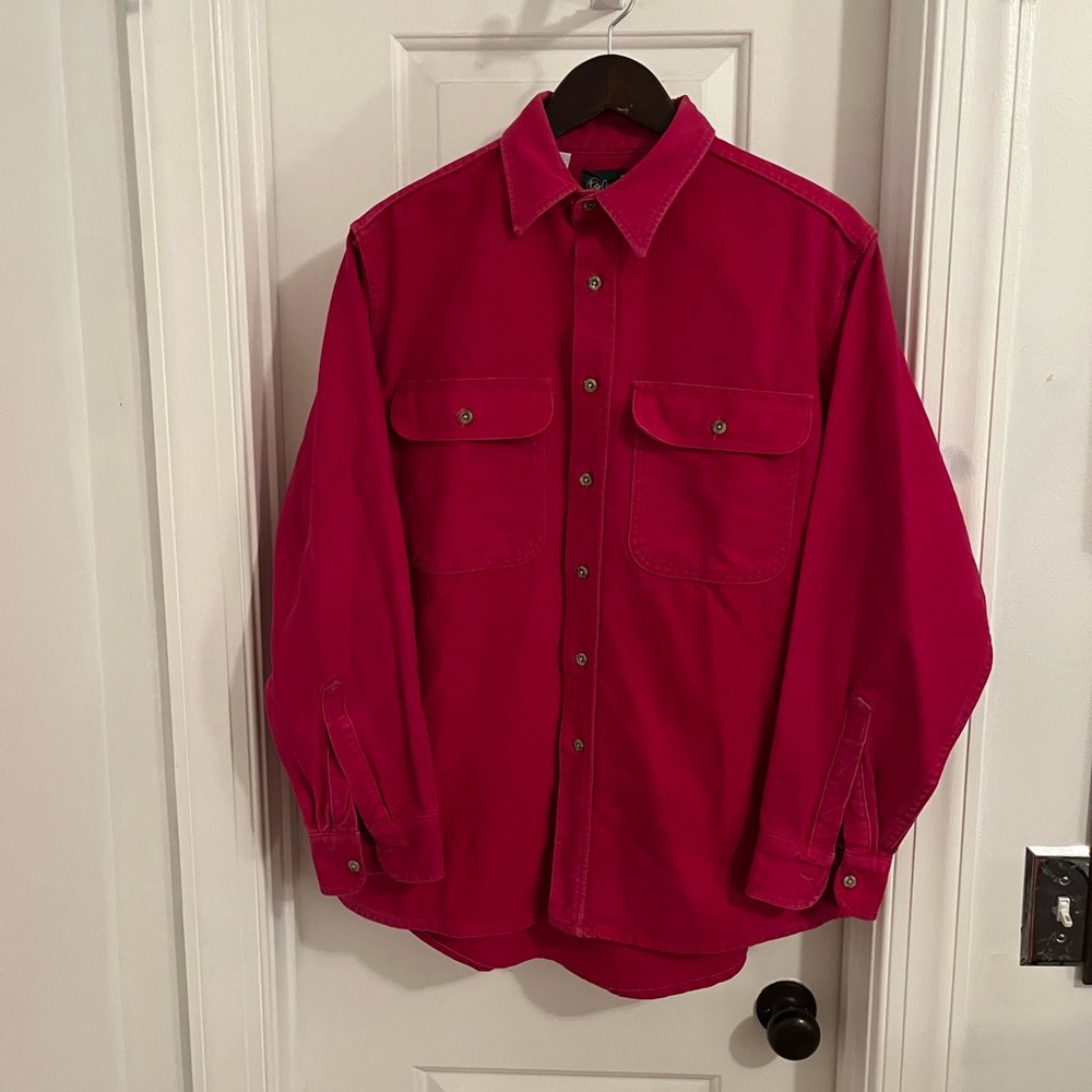 Vintage Gander Mountain Heavy Cotton Button-Down‎ Shirt – Men’s XL (25×31)